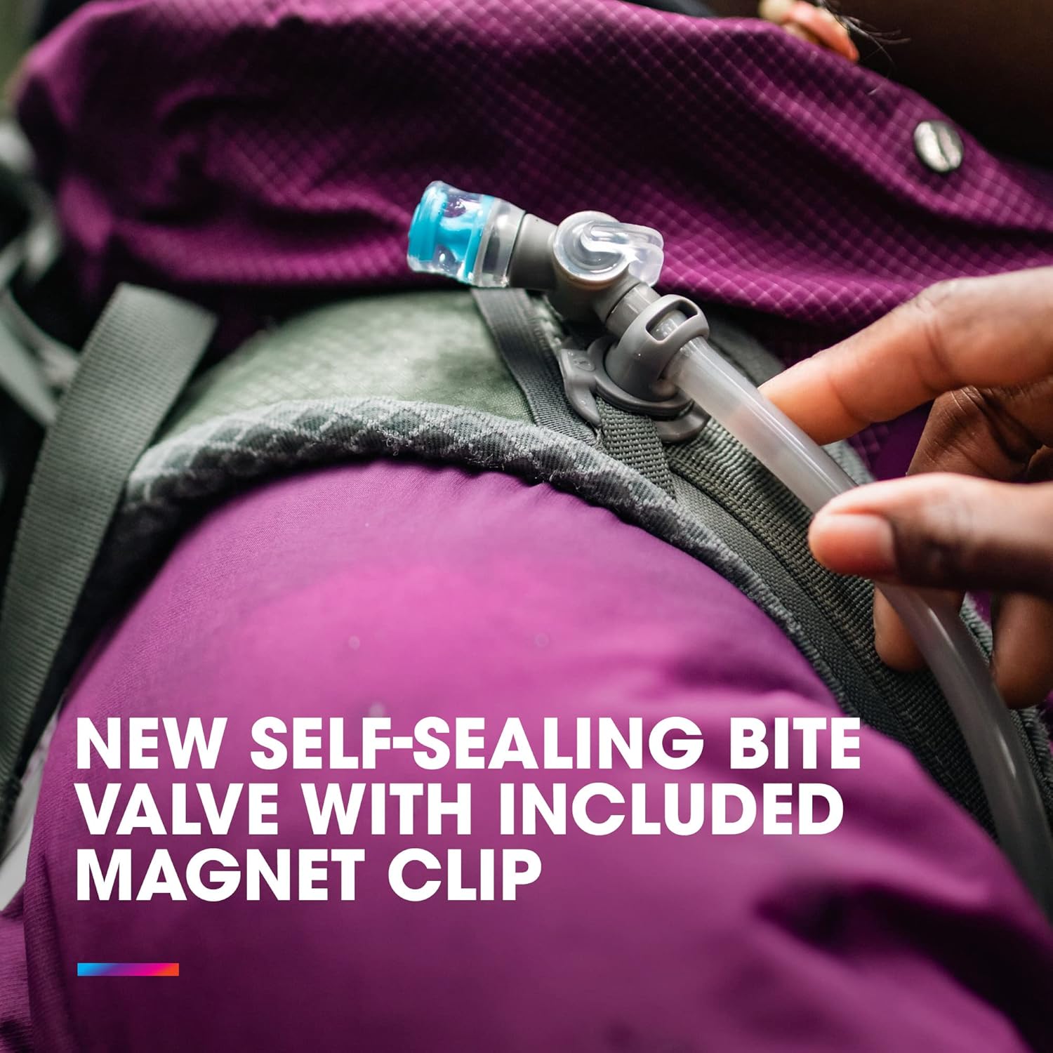 HydraPak Water Reservoir (1.5L, 2L, 3L) - Hydration Bladder Fits Most Backpacks – High-Flow Bite Valve, Leak Proof, Fully Reversible, and Dishwasher Safe - Image 4