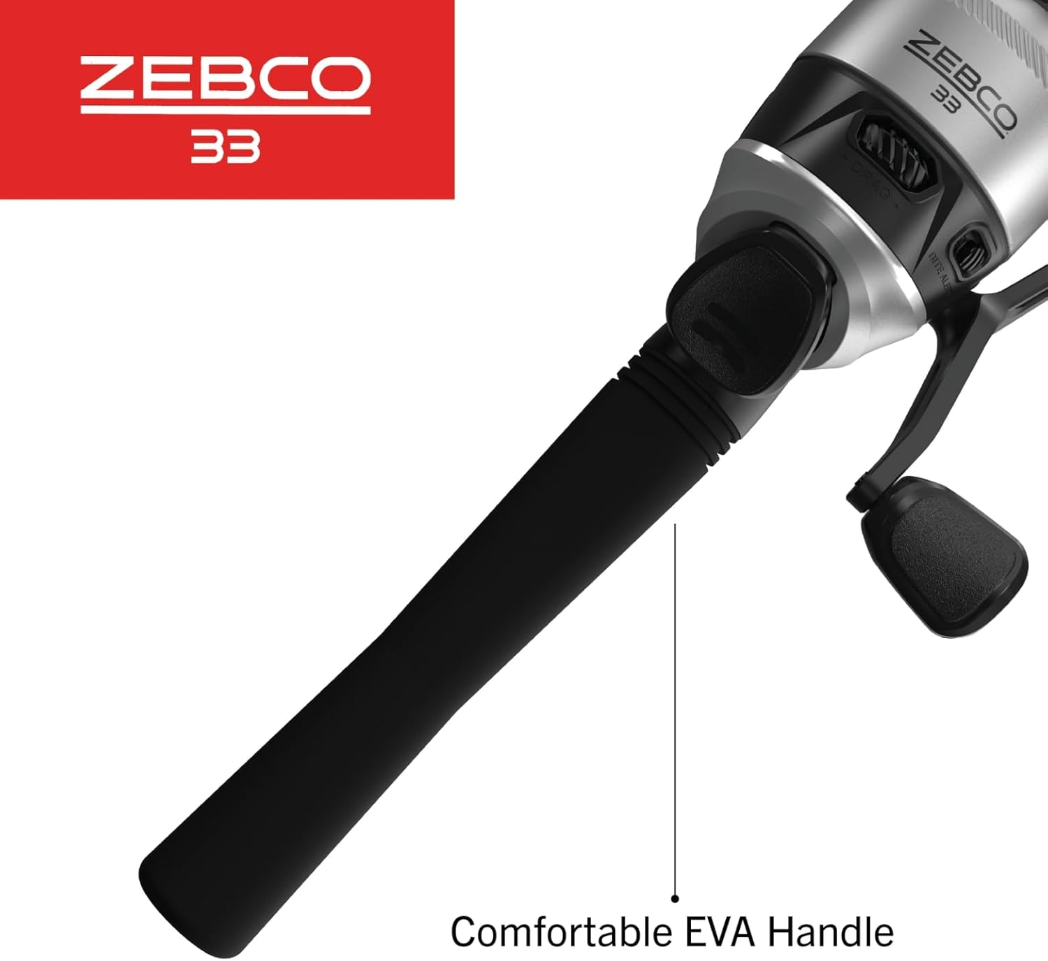 Zebco 33 Spincast Reel and Fishing Rod Combo - Image 4