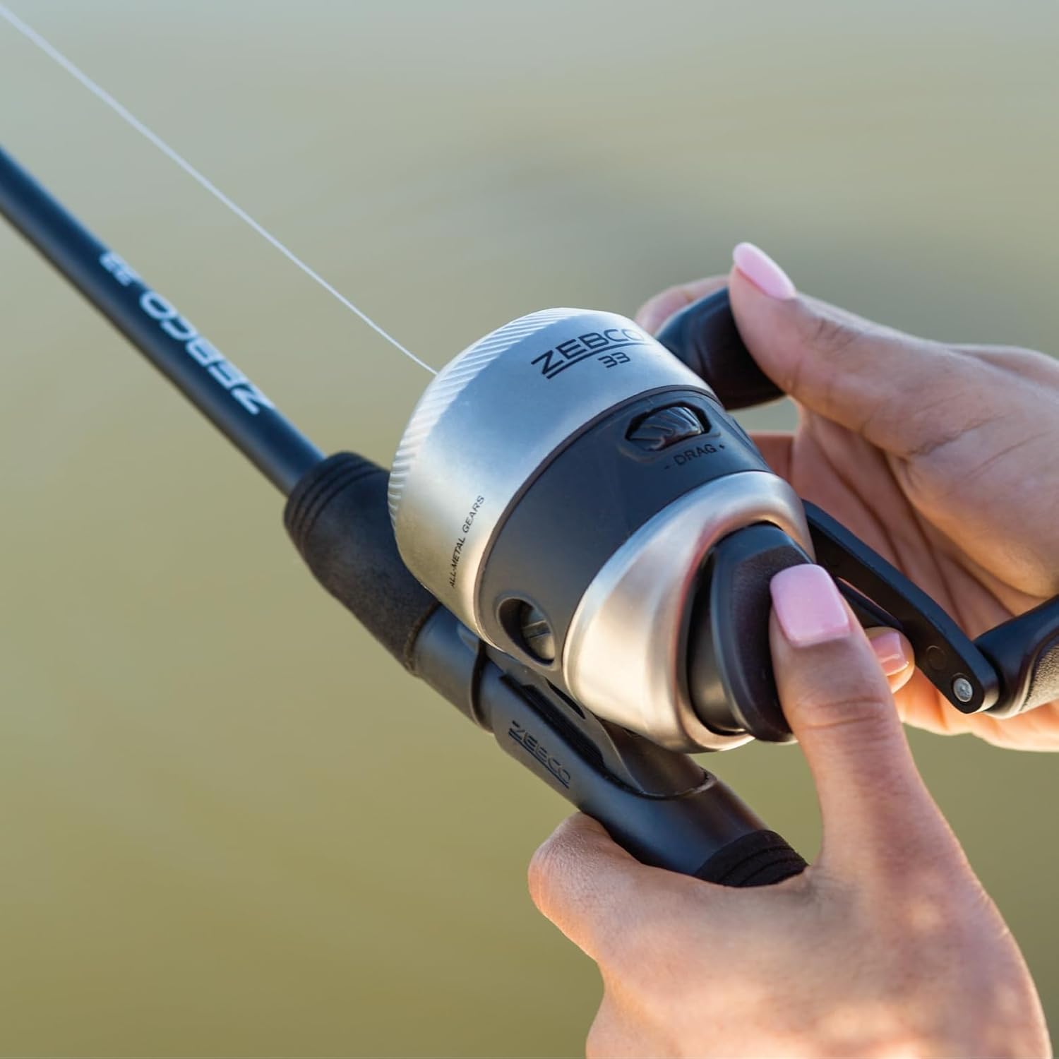 Zebco 33 Spincast Reel and Fishing Rod Combo - Image 7